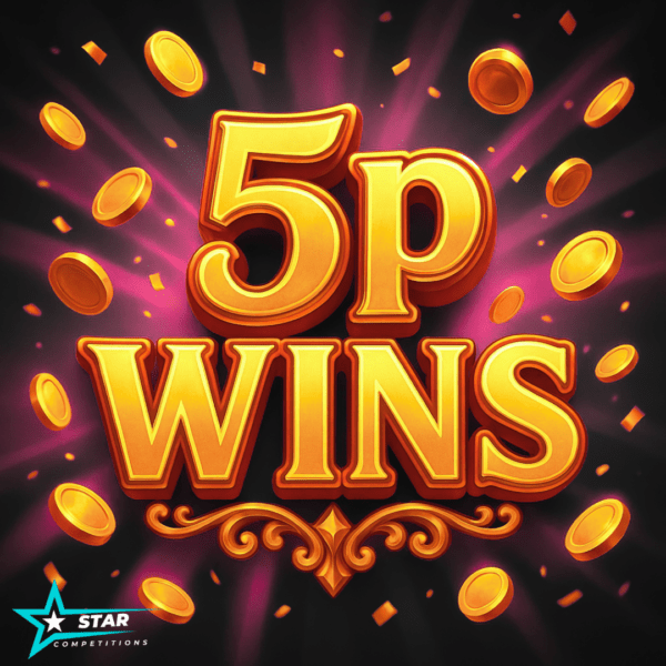 🪙 5P WINS - Win Up To £100 For 5p 🪙