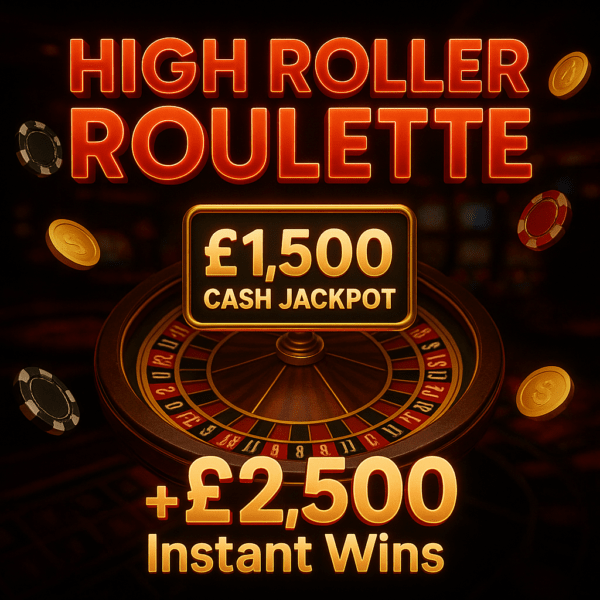 🎲 High Roller Roulette - £1,500 Jackpot Prize 🎲